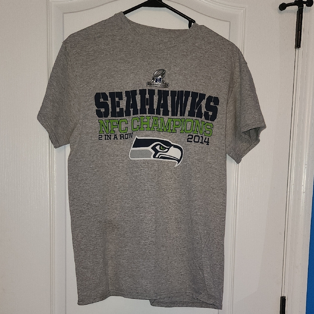 Seahawks 2014 NFC Champions Gray T-Shirt